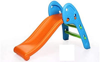 Little fingers Baby Strong & Sturdy Slide Children Indoor Home Kindergarten Playground Slide, Multicolour, 167 cm x 86 cm x 114 cm (972) - 4 Steps Big