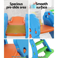 Little fingers Baby Strong & Sturdy Slide Children Indoor Home Kindergarten Playground Slide, Multicolour, 167 cm x 86 cm x 114 cm (972) - 4 Steps Big