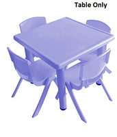 Little Fingers 24'' Square Plastic  Activity Table Set with 4 Chairs