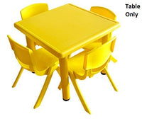 Little Fingers 24'' Square Plastic  Activity Table Set with 4 Chairs