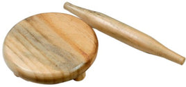 Little Genius Wood Chakla Belan for Kids (Multicolor)