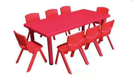 Little Fingers Big Rectangle Table for Kids Without Chairs (Colour May Vary)