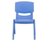 Intra Kids Strong and Durable Kid's Plastic School Study Chair, Medium (Blue, IKC-117)