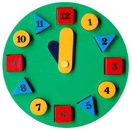 Little Genius Circle Clock, Green