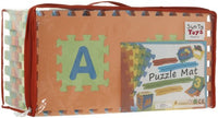 Sunta Alphabet and Number 2-in-1 Mats, Multicolor (36 Pieces)