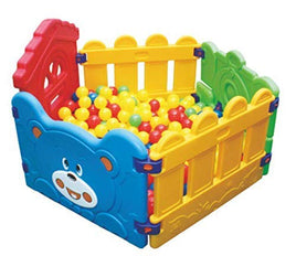 XIANGYU COLORFUL LOVELY PROTECT CHILDREN PLASTIC PLAY PEN FOR SCHOOL AND HOME (BALL NOT INCLUDED)