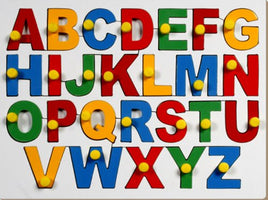 Little Genius English Alphabets - Uppercase with Knob