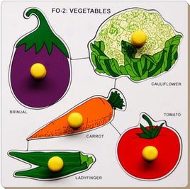 Little Genius Vegetables with Big Knob (Multicolor)