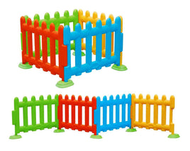 IDEALT 4pcs Multicolor Baby Playpen for Activity Center Amusement Park | Multi-Angle Home Game Fence Children Railing Infant Guardrail for Indoor/Outdoor