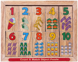 Little Genius Count and Match Object Puzzle, Multi Color